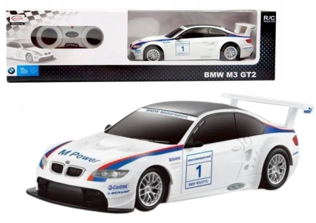 BMW M3 GT2 RC 1:24 białe - Leantoys
