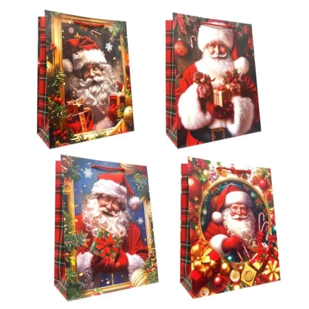 Torebka prezentowa S Boże Narodzenie mix - Ju-Piter