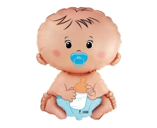 Balon foliowy bobas Chłopiec 67cm - Godan