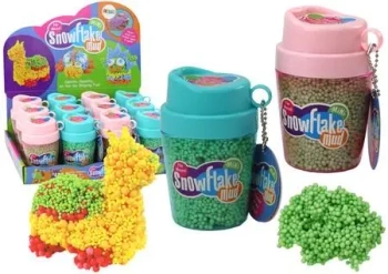 Squishy kulki styropianowe w kubku zielony - Leantoys