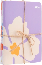 Notes szyty A6/32K Bloom pastel (3szt) HAPPY COLOR - GDD