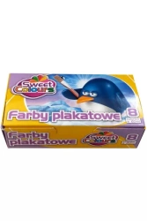 Farby plakatowe 8 kolorów 20ml - Sweet colours