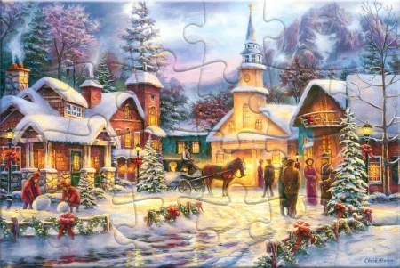 Puzzlowa kartka pocztowa Faith Runs Deep - Castorland