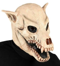 Maska na Halloween czaszka - Widmann