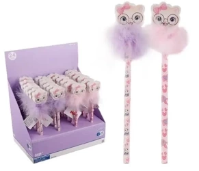 Ołówek z gumką HB Kotek (24szt) - MP Main Paper