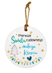 Zawieszka ceramiczna Boże Narodzenie - Kukartka