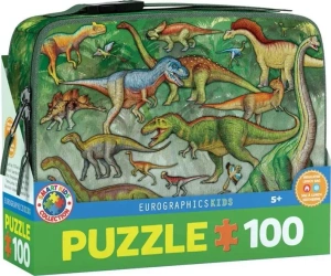 Puzzle 100 z lunch box Dinosaur  9100-0098 - Eurographics