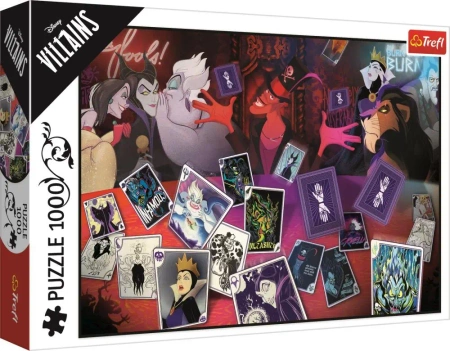 Puzzle 1000 Dobra Passa Disney Villains 10719 - Trefl PAP