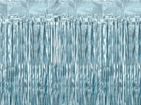 Kurtyna party niebieski 100x200cm - PartyDeco