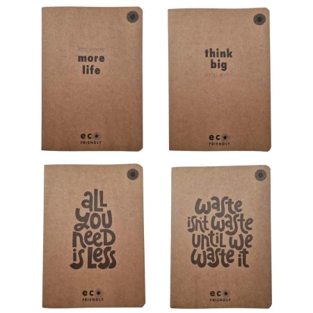 Brulion A5/96K kratka Eco friendly (5szt) - Ziemia Obiecana