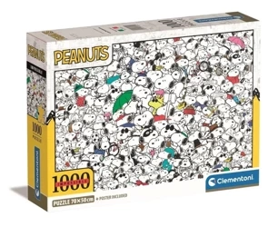 Puzzle 1000 Compact Impossible Peanuts - Clementoni