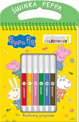 Świnka Peppa. Ulubione kolorowanki cz.2 - praca zbiorowa