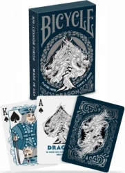 Karty Dragon, białe