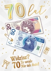 Karnet Urodziny 70 - Armin Style