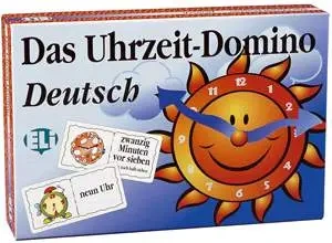 Gra językowa Niemiecki Das Uhrzeit-Domino Deutsch OOP - ELI
