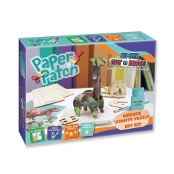 Zestaw decoupage Paper Patch - Puzzle Żyrafa drewn - Strigo