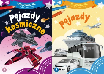Maluszkowe malowanie. Pojazdy. PAKIET - praca zbiorowa