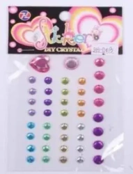 Dżety samoprzylepne czerwone 108szt - Brewis