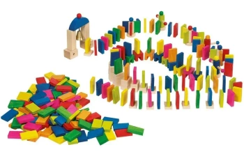 Drewniane domino 247el - Goki