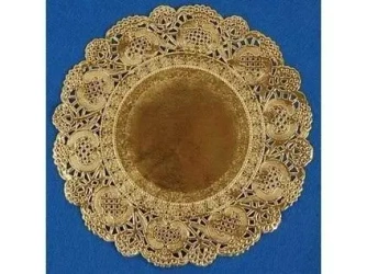 Serwetki papierowe 11cm złote 5szt - Fandy