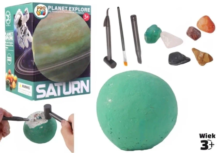 Wykopaliska minerałów planeta Saturn - Pro Kids
