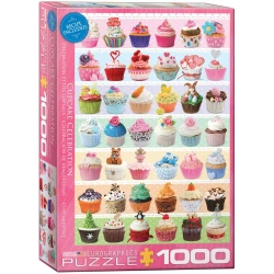 Puzzle 1000 Cupcake Celebration 6000-0586 - Eurographics