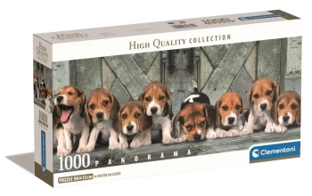Puzzle 1000 Panorama Beagles - Clementoni