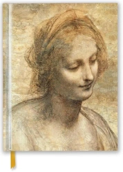 Notatnik A4 gładki TW Głowa dziewicy Leonardo - Flame Tree