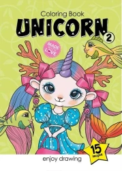 Kolorowanka A5 15 obrazków Jednorożce 2 - Fresh