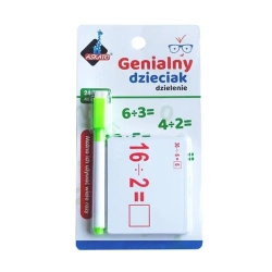 Genialny dzieciak - fiszki matematyczne dzielenie - Askato