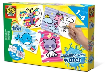 Moje pierwsze kolorowanie wodą - Fantaz. zwięrzęta - SES NL