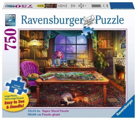 Puzzle 750 Pokój do układania puzzli - Ravensburger