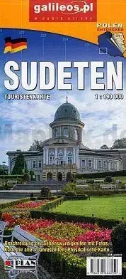 Mapa turystyczna - Sudeten 1:190 000 w.niemiecka - praca zbiorowa