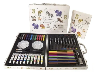 Zestaw do malowania i rysowania w walizce - ADAR