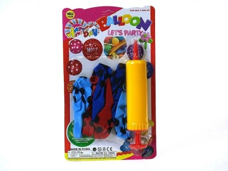 Balony z pompką 12szt - ADAR