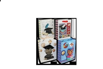 Torebka prezentowa 26x32x10cm MIX - Kalpol