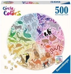 Puzzle 500 Zwierzeta - Ravensburger