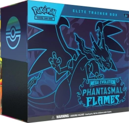 Pokémon TCG. Mega Evolution. Phantasmal Flames. Elite Trainer Box - Rebel