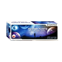 Farby plakatowe 20ml Space 12 kolorów - STARPAK
