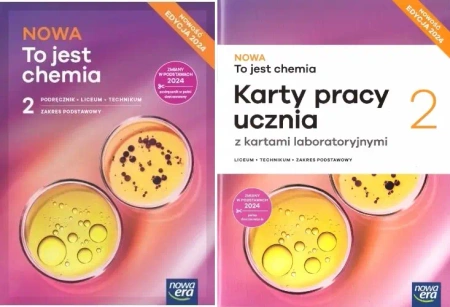 Nowa To jest chemia 2 Zakres podstawowy Podręcznik + karty pracy PAKIET - praca zbiorowa