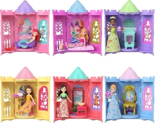 Disney Princess Wieża niespodzianka z lalką mix - Mattel