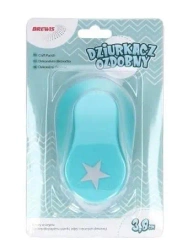Dziurkacz ozdobny - Gwiazda 3,8cm MIX - Brewis