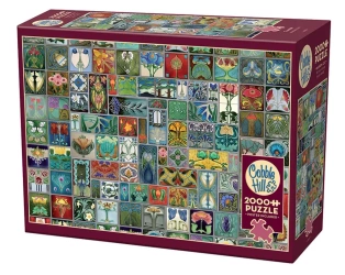 Puzzle 2000 Kolorowa mozaika 112178 - Cobble Hill