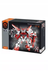 Klocki Mecha Wojownik czerwony 1100el - Immaster