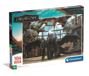 Puzzle Super 104 How to Train Your Dragon - Clementoni