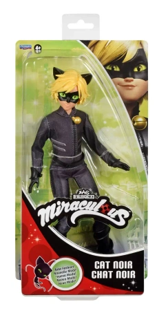 Lalka Fashion Cat Noir Miraculous: Biedronka i Czarny Kot sezon 6