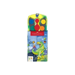 Farby szkolne Connector Dinozaury 12 kolorów - Faber Castell