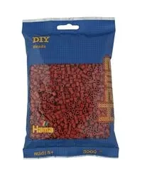 Hama Midi Koraliki w woreczku 3000 ceglaste