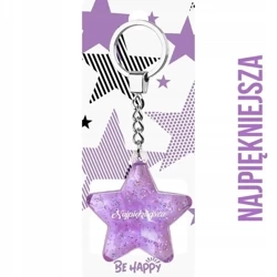 Brelok gwiazdka Najpiękniejsza - Be-Happy Gifts
