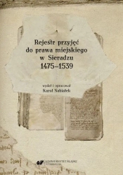 Rejestr przyjęć do prawa miejskiego w Sieradzu - Karol Nabiałek